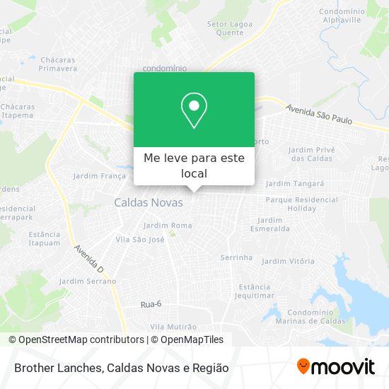 Brother Lanches mapa