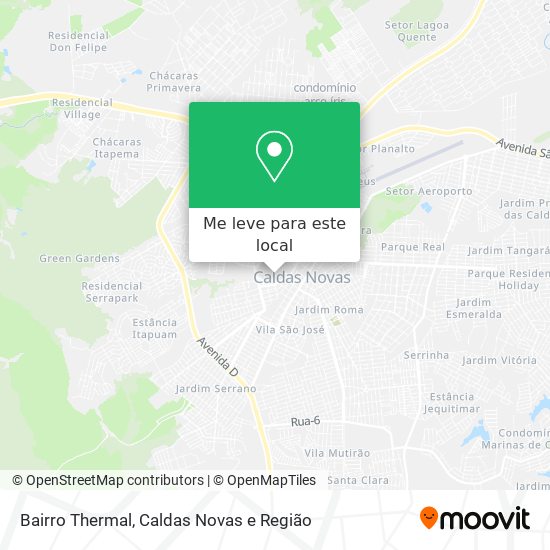 Bairro Thermal mapa