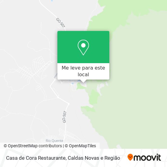 Casa de Cora Restaurante mapa