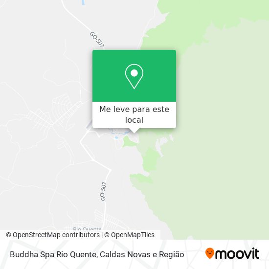 Buddha Spa Rio Quente mapa
