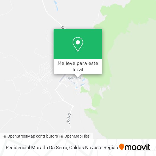 Residencial Morada Da Serra mapa