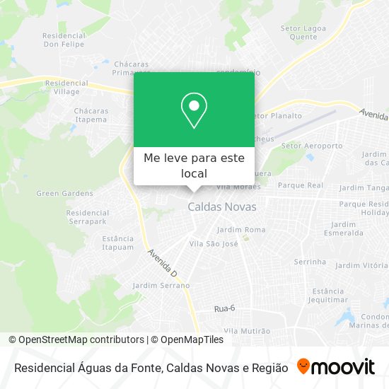 Residencial Águas da Fonte mapa