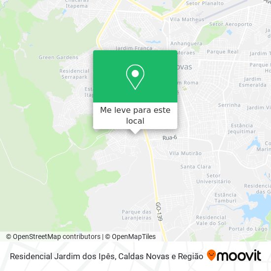 Residencial Jardim dos Ipês mapa