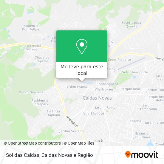 Sol das Caldas mapa