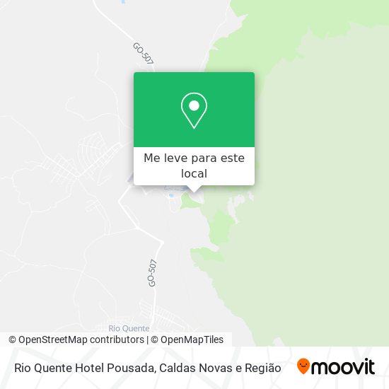Rio Quente Hotel Pousada mapa