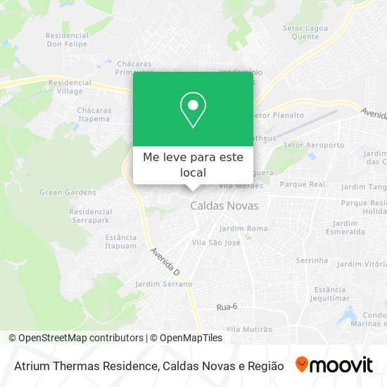 Atrium Thermas Residence mapa