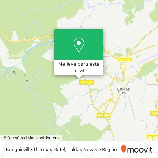 Bougainville Thermas Hotel mapa