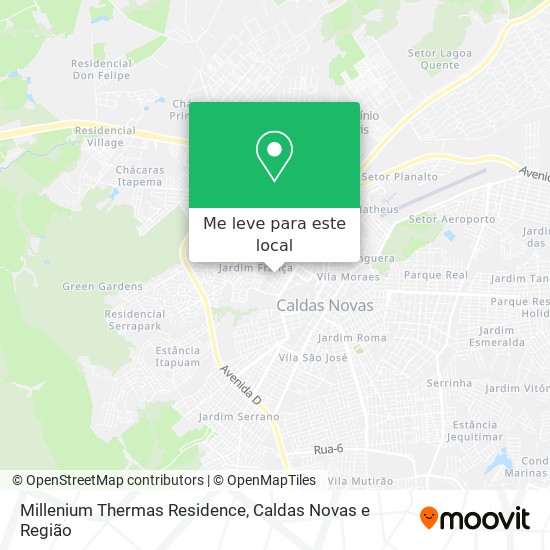 Millenium Thermas Residence mapa