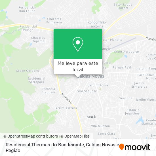 Residencial Thermas do Bandeirante mapa