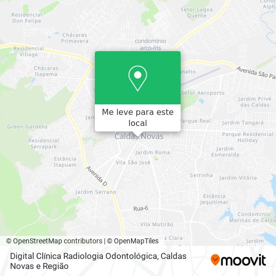 Digital Clínica Radiologia Odontológica mapa
