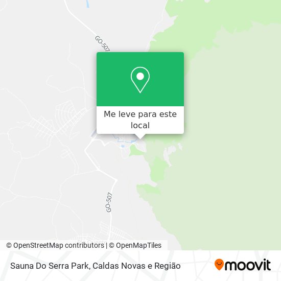 Sauna Do Serra Park mapa