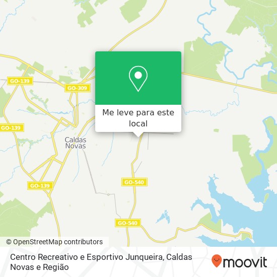 Centro Recreativo e Esportivo Junqueira mapa