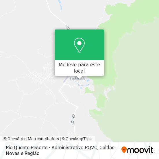 Rio Quente Resorts - Administrativo RQVC mapa