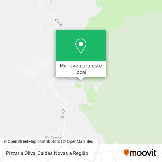 Pizzaria Oliva mapa