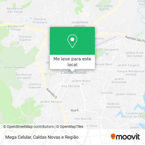 Mega Celular mapa