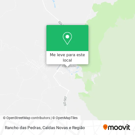 Rancho das Pedras mapa
