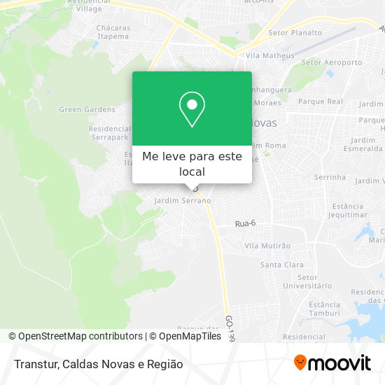 Transtur mapa