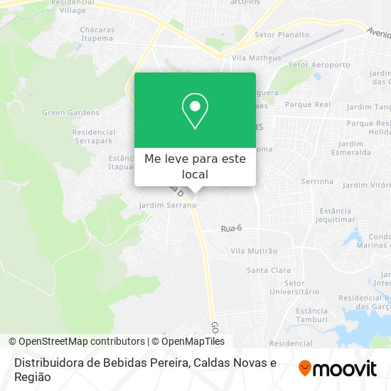 Distribuidora de Bebidas Pereira mapa