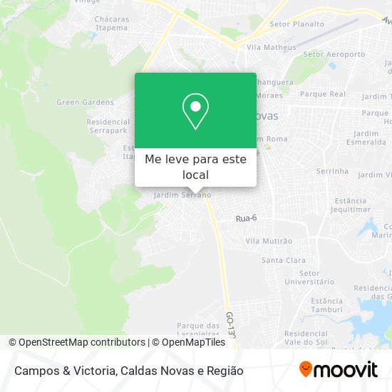Campos & Victoria mapa