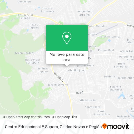 Centro Educacional E.Supera mapa