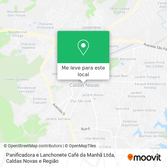 Panificadora e Lanchonete Café da Manhã Ltda mapa