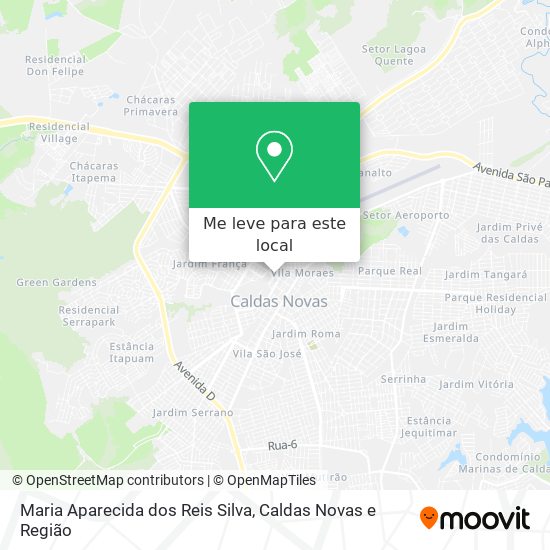 Maria Aparecida dos Reis Silva mapa