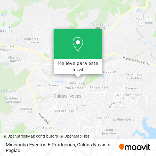 Mineirinho Eventos E Produções mapa