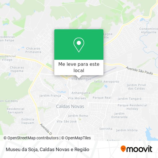 Museu da Soja mapa