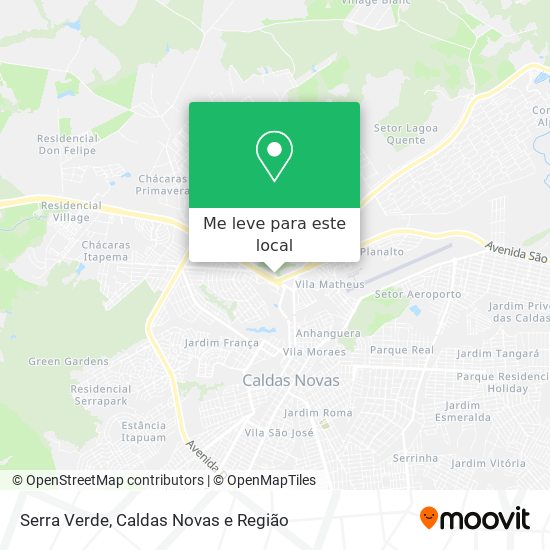 Serra Verde mapa