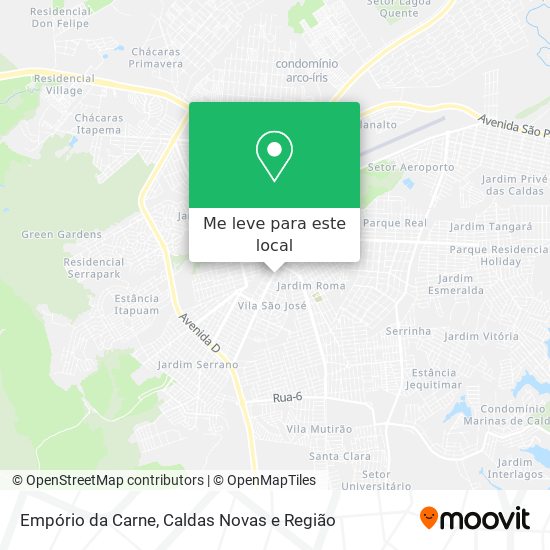 Empório da Carne mapa