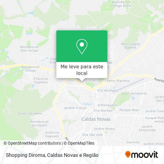 Shopping Diroma mapa