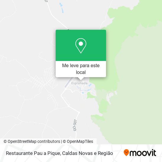 Restaurante Pau a Pique mapa