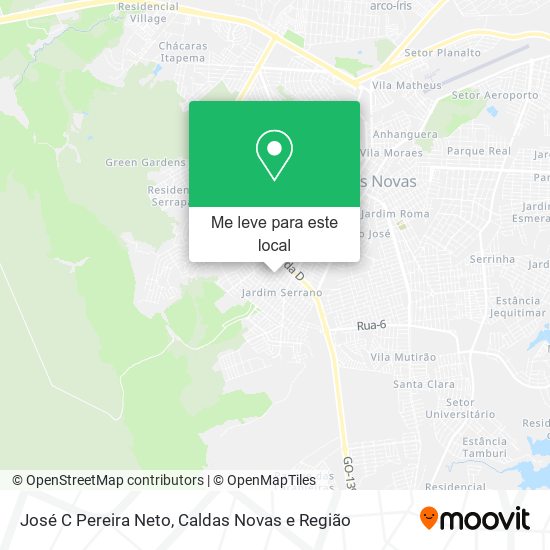 José C Pereira Neto mapa