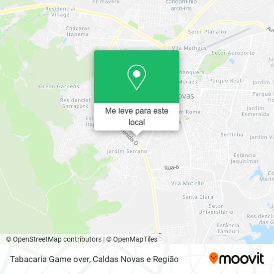 Tabacaria Game over mapa
