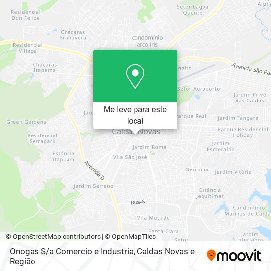 Onogas S / a Comercio e Industria mapa