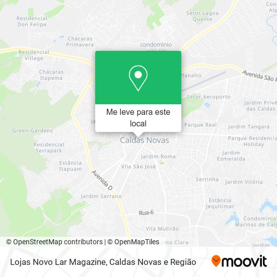 Lojas Novo Lar Magazine mapa