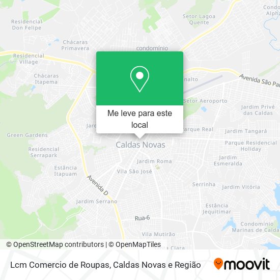 Lcm Comercio de Roupas mapa