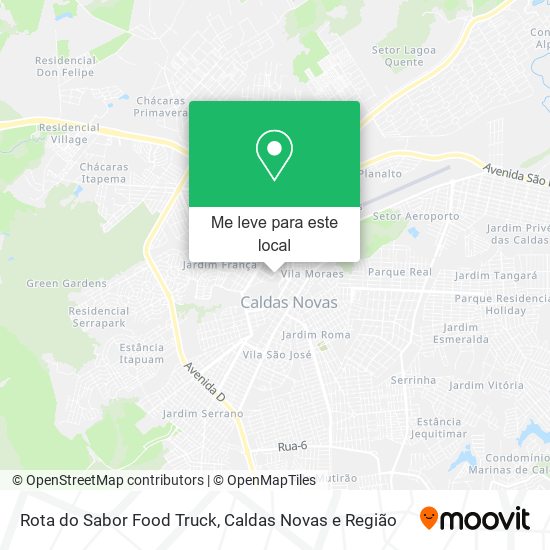 Rota do Sabor Food Truck mapa