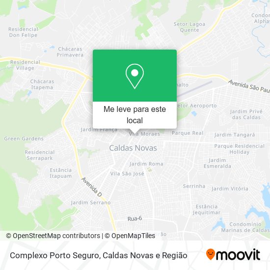 Complexo Porto Seguro mapa