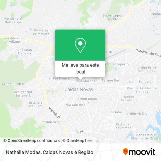 Nathália Modas mapa