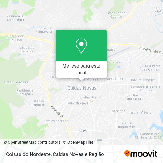 Coisas do Nordeste mapa