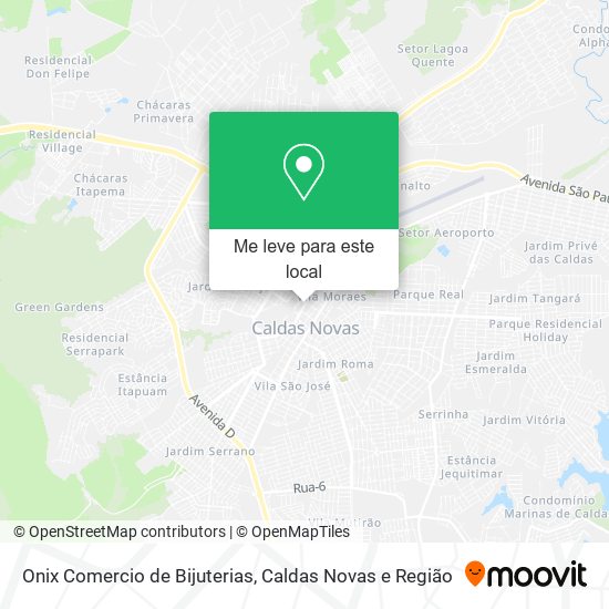 Onix Comercio de Bijuterias mapa