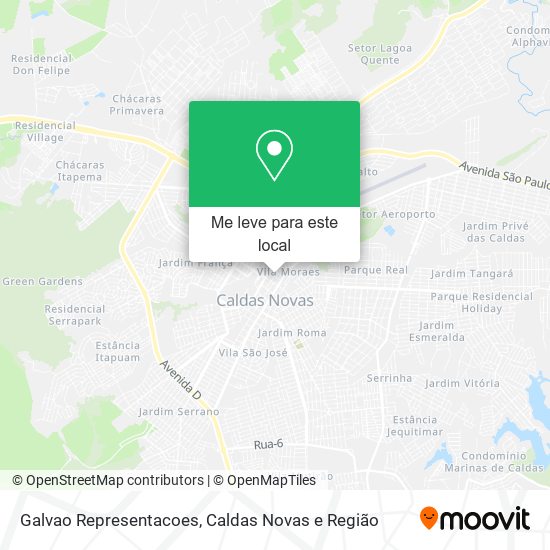 Galvao Representacoes mapa