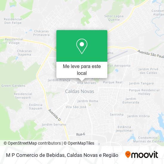 M P Comercio de Bebidas mapa