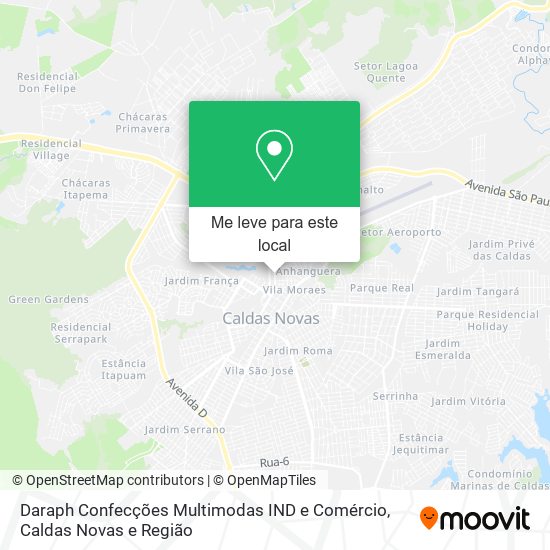 Daraph Confecções Multimodas IND e Comércio mapa