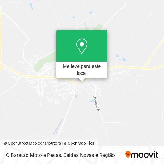 O Baratao Moto e Pecas mapa