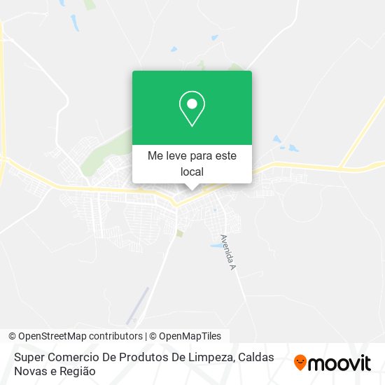 Super Comercio De Produtos De Limpeza mapa