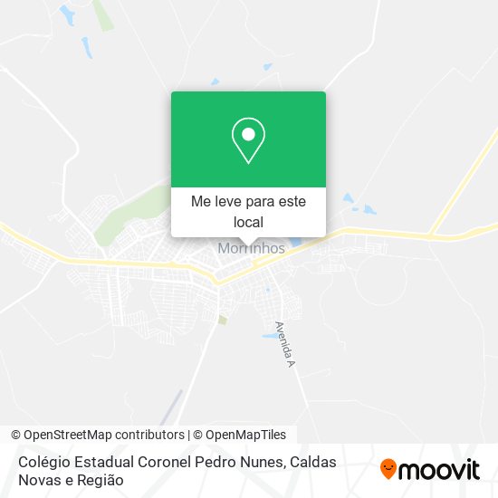 Colégio Estadual Coronel Pedro Nunes mapa