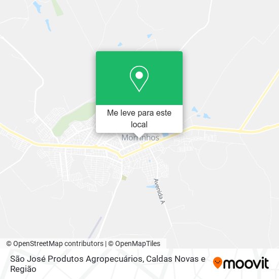 São José Produtos Agropecuários mapa