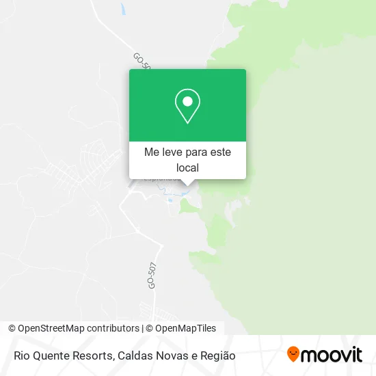 Rio Quente Resorts mapa